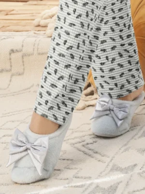 PANTUFLAS PASION GRIS