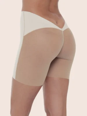 PANTY CICLISTA INVISIBLE ESCOTE PROFUNDO PIEL