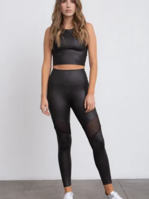 Leggins Versátil Malla Negro