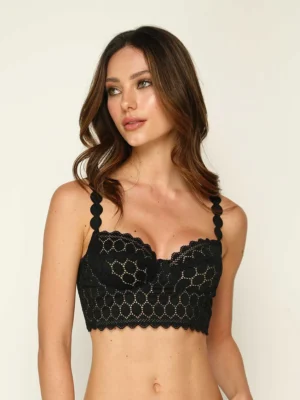 BUSTIER CONTINUIDAD NEGRO