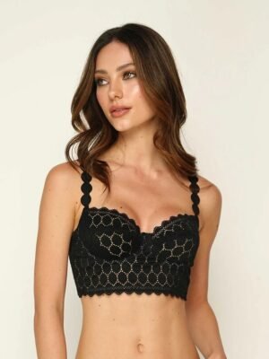 BUSTIER CONTINUIDAD NEGRO