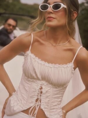 CORSET DIAMONDS MARFIL