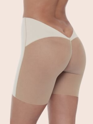 PANTY CICLISTA INVISIBLE ESCOTE PROFUNDO PIEL