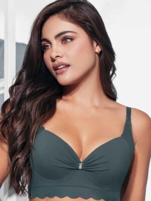 BUSTIER PASIÓN VERDE BOSQUE